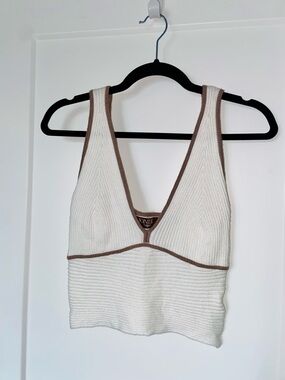 Jondie Knit Crop Tank Top